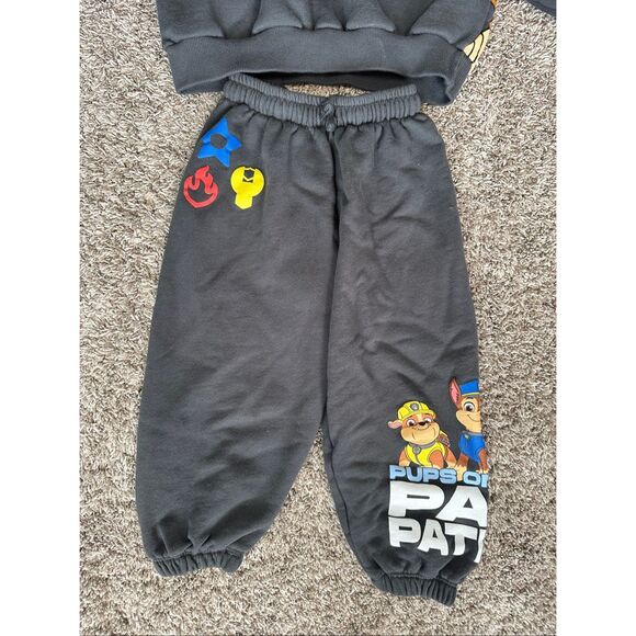 zara kids toddler paw patrol matching set jogger sweatpants/sweatshirt gray 4T - Picture 9 of 9